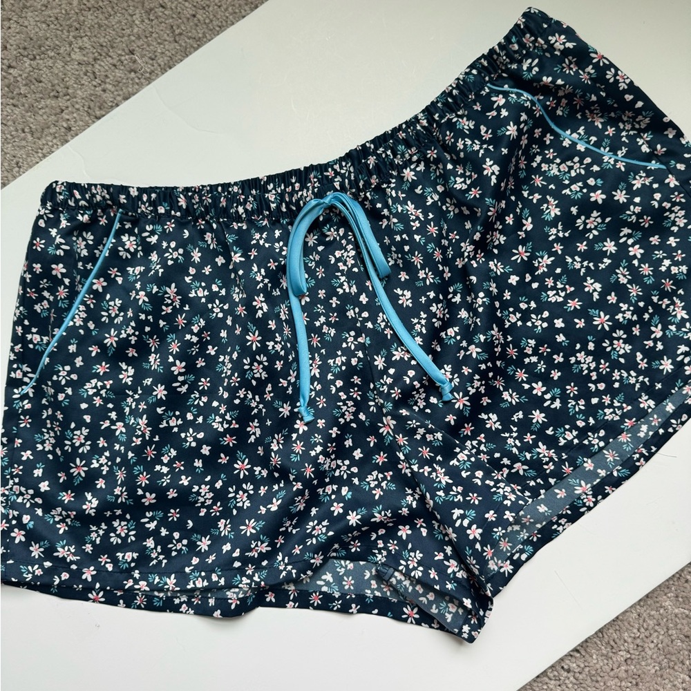 In bloom by jonquil floral satin shorts